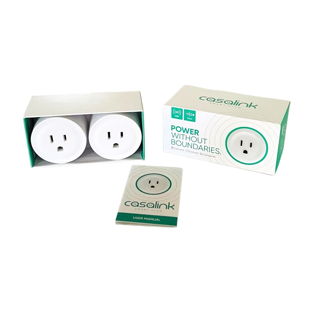 NEW Casalink Smart Plug Set of 2 for Amazon Alexa & Google Home